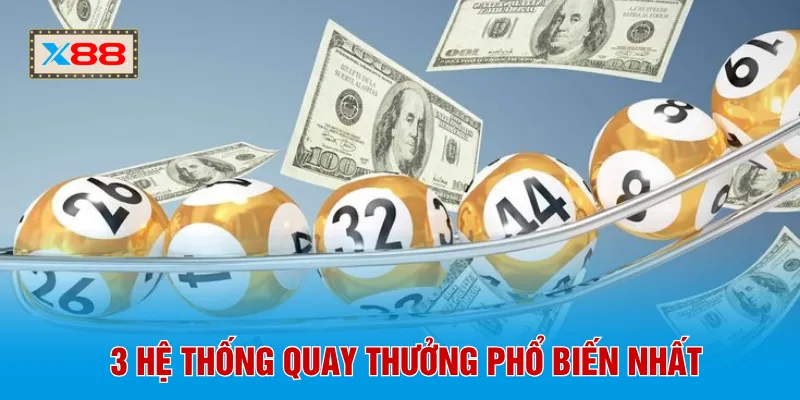 3 hệ thống quay thưởng phổ biến nhất